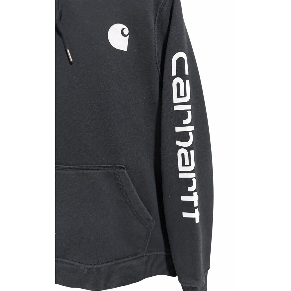 Carhartt Clarksburg Hoodie Black Women's Size Medium - Picture 7 of 11
